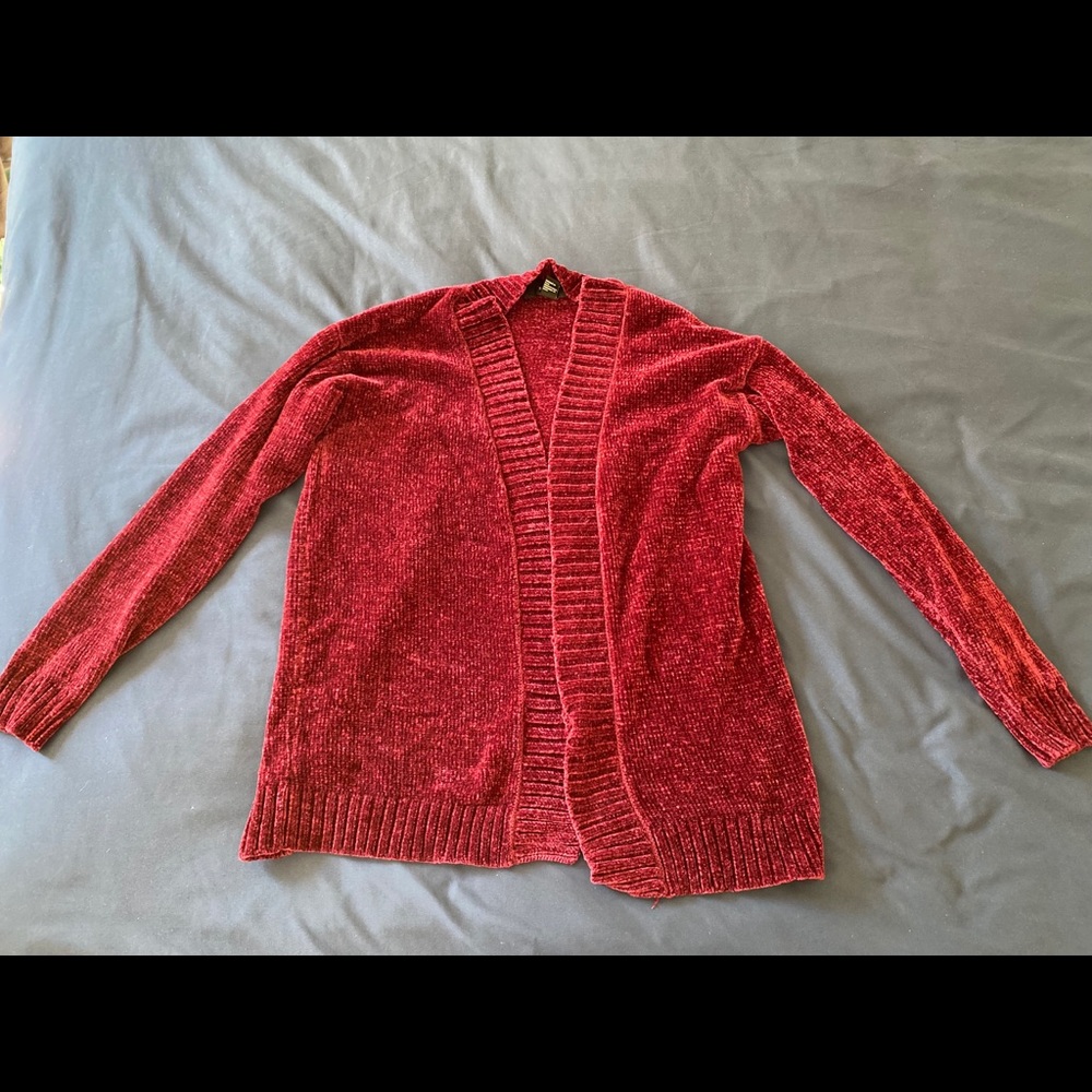 Maroon Cardigan